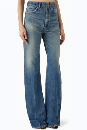 Saint Laurent 70s Flared Jeans in Denim