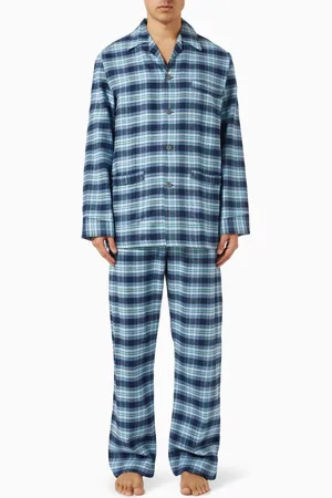 DEREK ROSE Kelburn 43 Pyjama Set in Brushed Cotton Flannel
