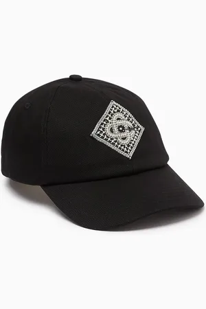 Casablanca Pearl Diamond Baseball Cap in Cotton-canvas