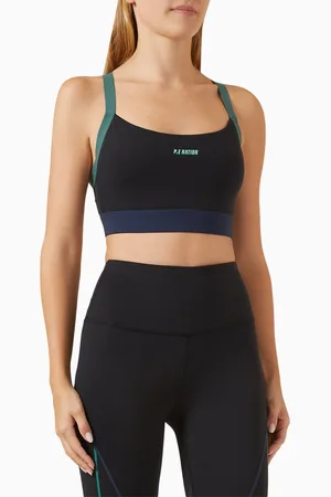 P.E Nation Takeover Sports Bra in Nylon
