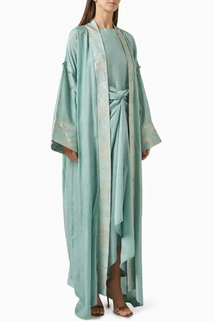 THL Jawahara Overcoat Abaya Set