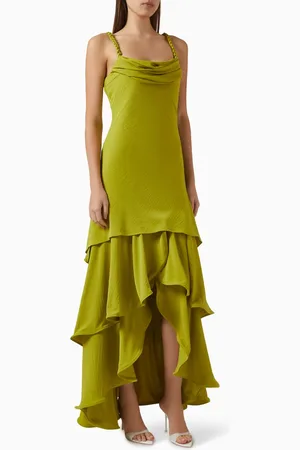 Andres Otalora Inoportuna Ruffled Maxi Dress