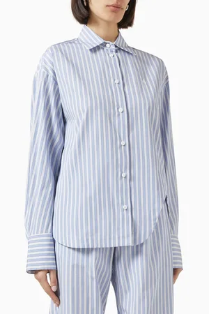 The Attico Striped Shirt in Cotton