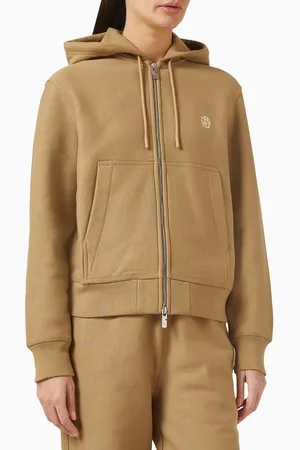 Burberry Zip-up Hoodie in Cotton Blend