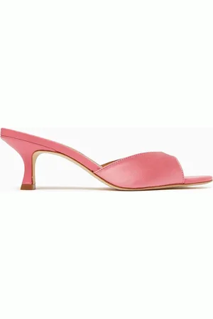 Staud Brigitte 55 Mule Sandals in Satin