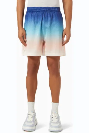 Casablanca Gradient Monogram Football Shorts in Jacquard