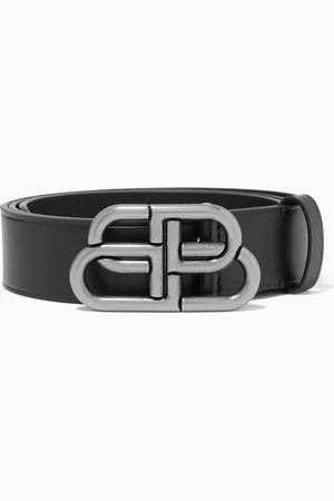 Balenciaga BB Belt in Shiny Box Calfskin