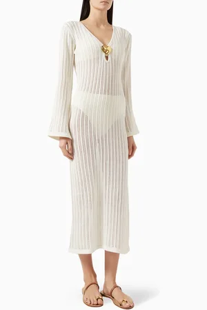 Cin Cin Godiva Midi Dress in Cotton