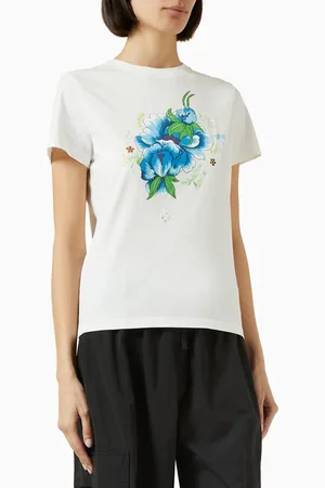 Kenzo Peonies T-shirt in Cotton