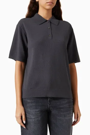 12 STOREEZ Polo Sweater in Wool-cashmere Knit