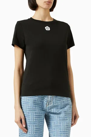 Kenzo Boke Flower 2.0 Embroidered T-shirt in Cotton