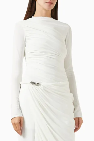 CHATS BY C.DAM Seraphy Top in Stretch Crepe