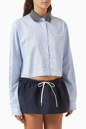 Miu Miu Pinstripe Shirt in Cotton