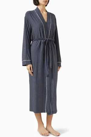 Eberjey Gisele Printed Long Robe in TENCEL™ Modal