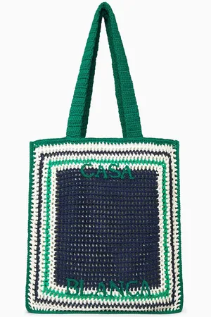 Casablanca Crochet Tote Bag in Cotton