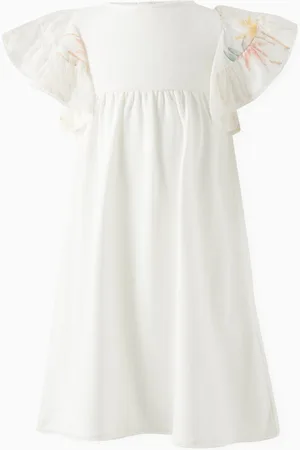 Chloé Ruffled Dress in Organic Cotton