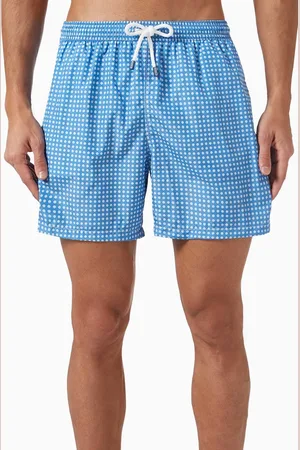 FEDELI Madeira Printed Swim Shorts