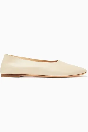 Staud Alba Ballet Flats in Leather