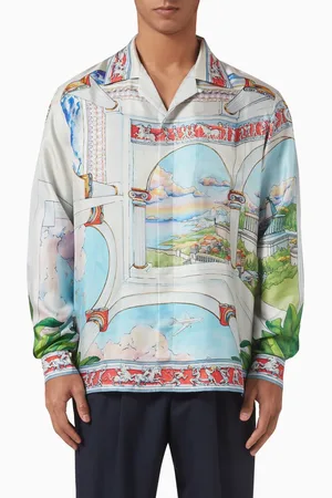 Casablanca Le Passage Shirt in Silk Twill
