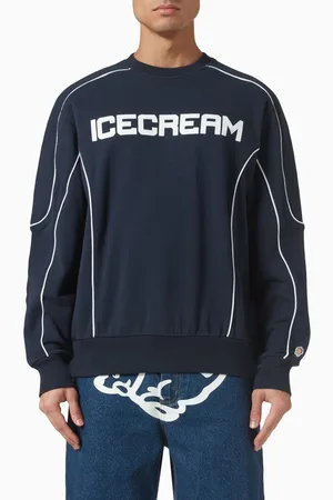 ICECREAM Training Crewneck Sweatshirt in Cotton