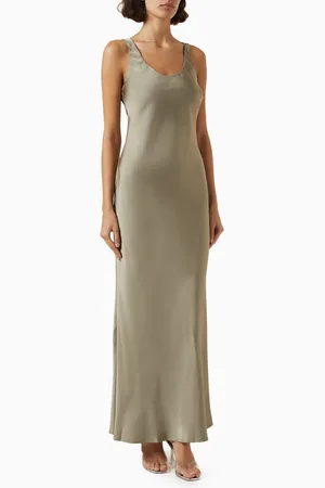 Mossman Toulouse Midi Dress in Satin