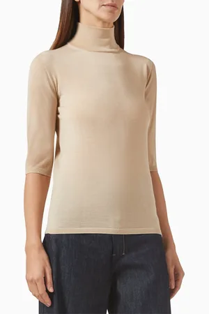 Max Mara Turtleneck Sweater in Wool-knit