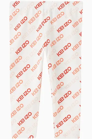 Kenzo Logo-print Leggings in Stretch Cotton