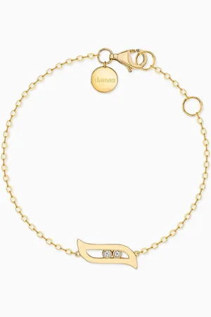 Damas Alif Diamond Bracelet in 18kt Gold