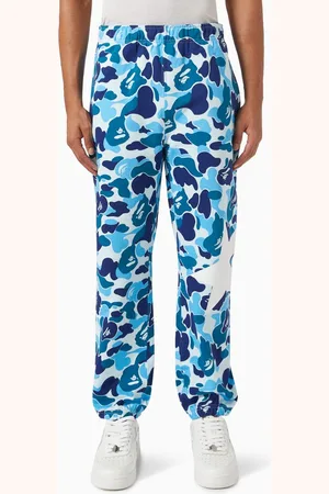 A Bathing Ape ABC Camo Sweatpants in Cotton