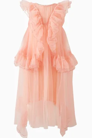 RASPBERRY PLUM Rosella Flared Dress in Mesh