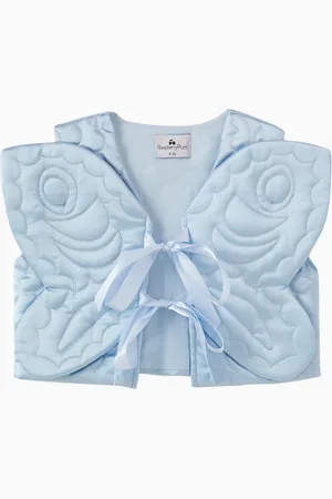 RASPBERRY PLUM Butterfly Vest in Nylon Taffeta