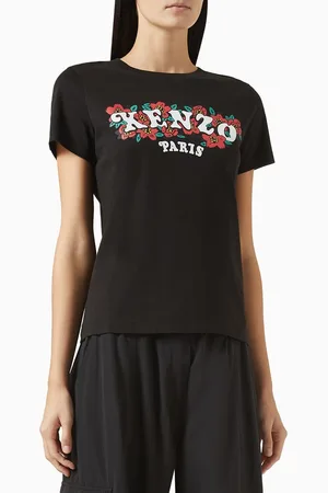 Kenzo Logo Printed T-shirt in Cotton