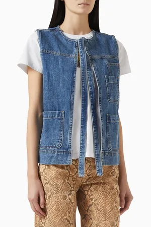 Damson Madder Milly Gilet in Denim