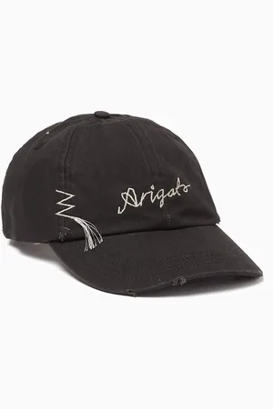 Axel Arigato Seam Distressed Cap in Denim