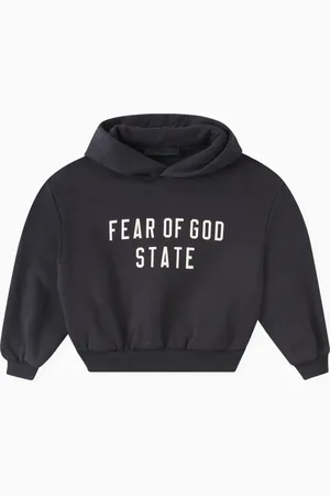 FEAR OF GOD Logo Hoodie in Fleece
