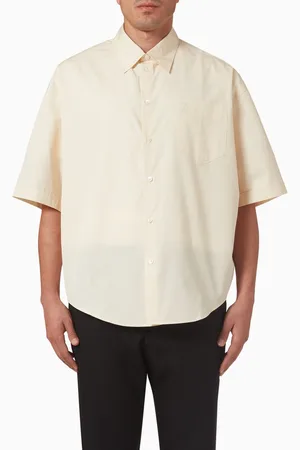 Ami Boxy Short-sleeved Shirt in Cotton
