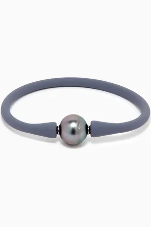 Robert Wan Pearl Bracelet in Rubber