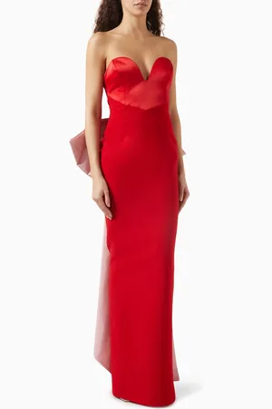 Ilkyaz Ozel Vera Strapless Gown