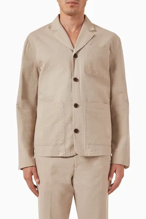 SELECTED Smith Hybrid Blazer in Seersucker Cotton