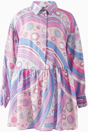 Emilio Pucci Shirt Dress in Abstract-printed Cotton