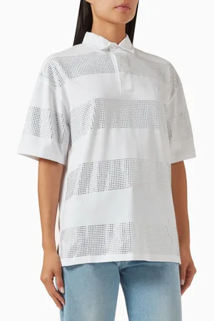 COPERNI Crystal-stripe Polo Shirt in Cotton