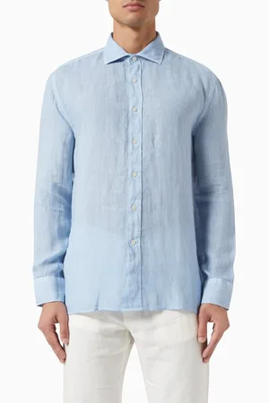 120% Lino Slim-fit Shirt in Linen