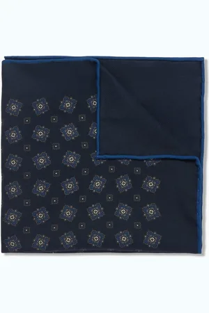 Dunhill Scattered Medal Pocket Square in Silk