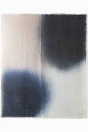 Giorgio Armani Tie & Dye Scarf in Linen
