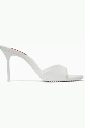 Schutz X Malu Mule Sandals in Patent Leather