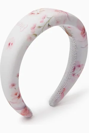 Eirene Floral-print Headband in Chiffon