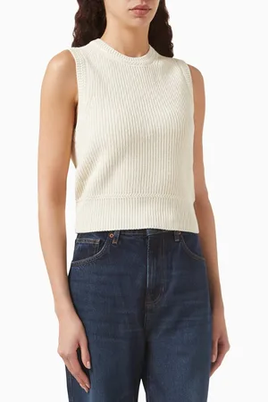 Reformation Teagan Sweater Vest in Cotton
