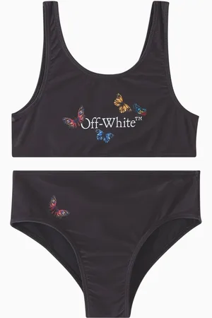 OFF-WHITE Bookish Butterfly Bikini Set