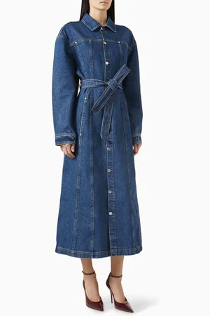 EB DENIM Prima Trench Coat in Denim
