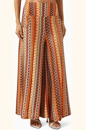 Leslie Amon Namaste Pants in Embroidered Fabric
